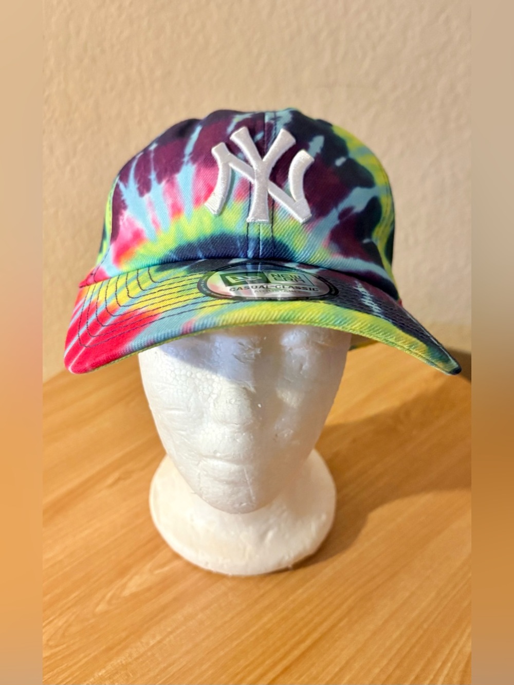 New Era New York Yankees Tie Dye Casual Classic Adjustable Dad Hat Cap MLB New